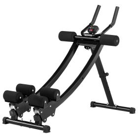 VEVOR AB Workout Machine, Dual-track Ab Workout Equipment at Home Gym, Core & Abdominal Trainers for Women