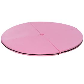 Pole Dance Mat, 2"T x 5'W Folding Pole Crash Mat for Home, Lightweight and Foldable, Pink (Option: Pink-760x760x210 mm)