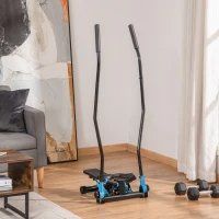 Twist Stepper Machine With Resistance Bands (Option: Blue 450x230x530 mm)