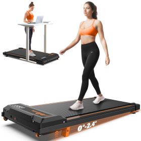 Treadmill With Remote Control, Easy-to-move Wheels, Display Screen, Three-level Incline, Suitable For Indoor Exercise And Aerobic Exercise (Option: Black)